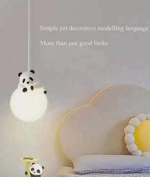 Creatieve LED Hanglamp met Cartoon Dieren - Slaapkamer & Kinderkamer Decoratie