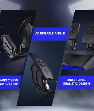 PXN V99 Force Feedback Racestuur met Pedalen en Schakelpook - 270/900 Graden Gaming Stuurwiel