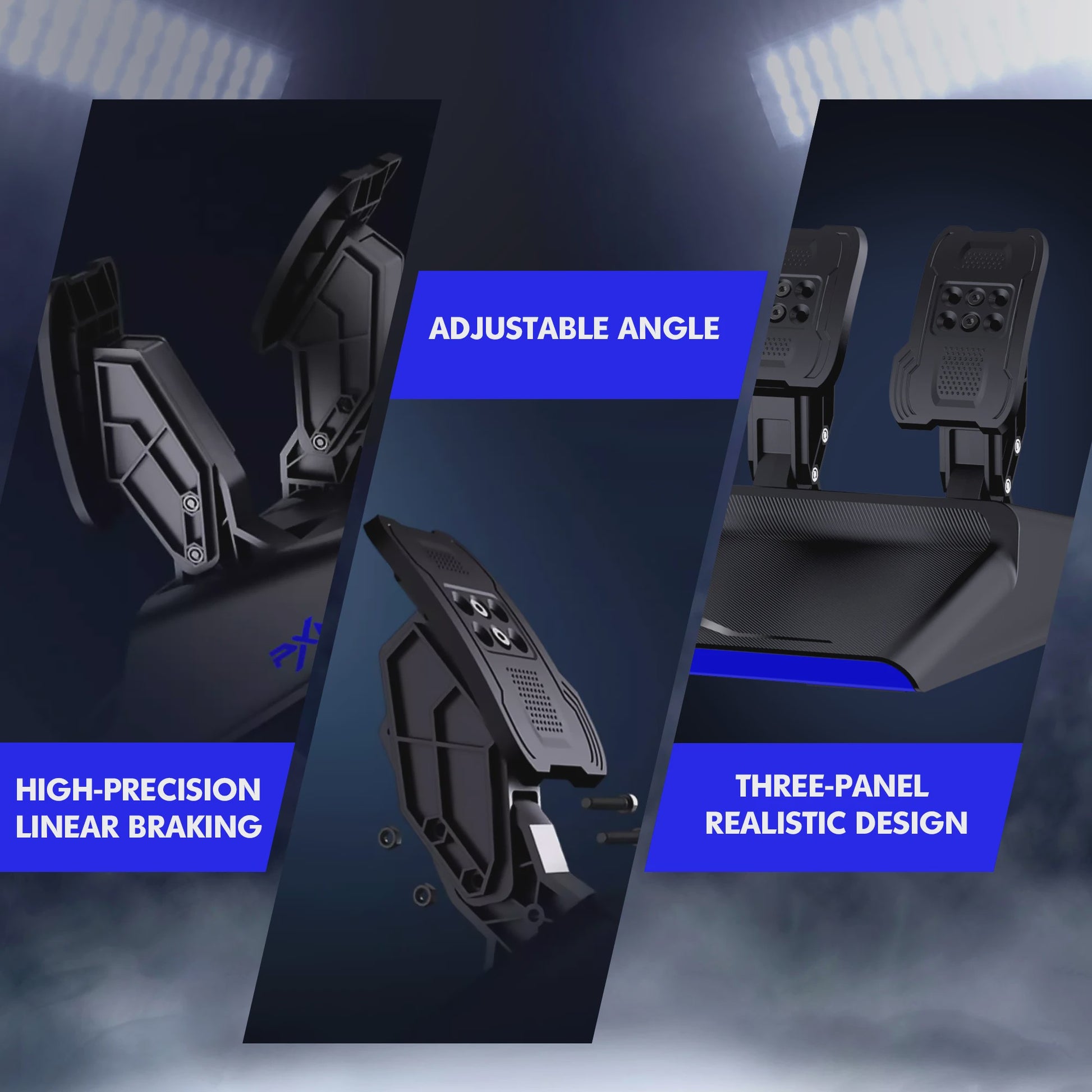 PXN V99 Force Feedback Racestuur met Pedalen en Schakelpook - 270/900 Graden Gaming Stuurwiel