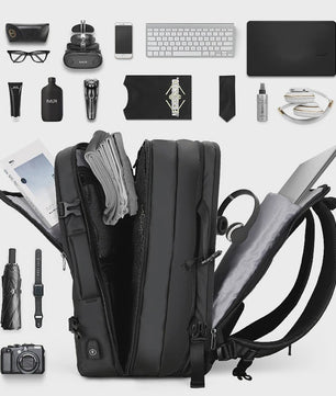 Mark Ryden 17 Inch Laptop Rugzak met USB Opladen - Ruim, Anti-diefstal & Zakelijk
