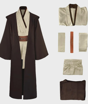 Jedi Cosplay Kostuum Obi Wan Kenobi - Volledige Set Heren & Dames
