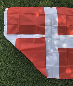 Hoge Kwaliteit Deense Vlag 90x150cm - Polyester Vlag van Denemarken