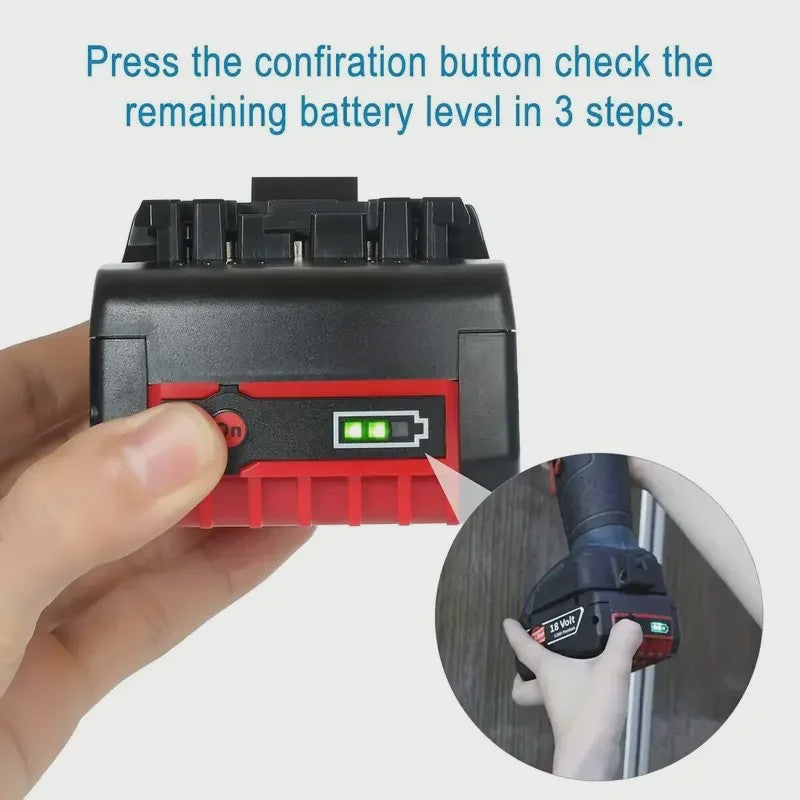 Bosch 18V 8.0Ah Li-Ion Accu Vervangend voor BAT609/BAT609G - Krachtige Gereedschapsbatterij