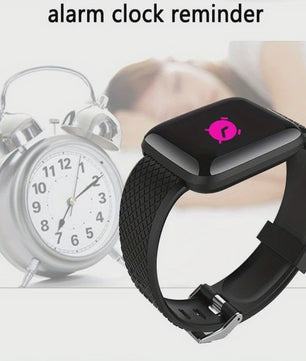 Smartwatch voor Heren & Dames: Fitness Tracker, Bericht Notificaties & Meer - Elektronisch Polshorloge