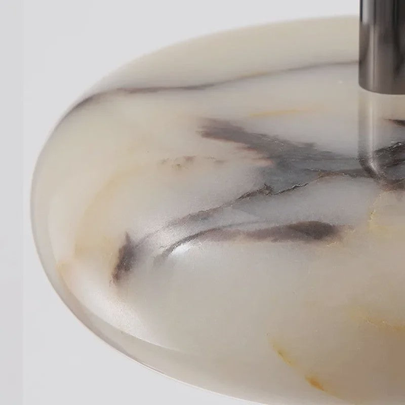 Luxe Marmeren Hanglamp - Artistiek Sfeerverlichting voor Slaapkamer, Woonkamer & Eettafel