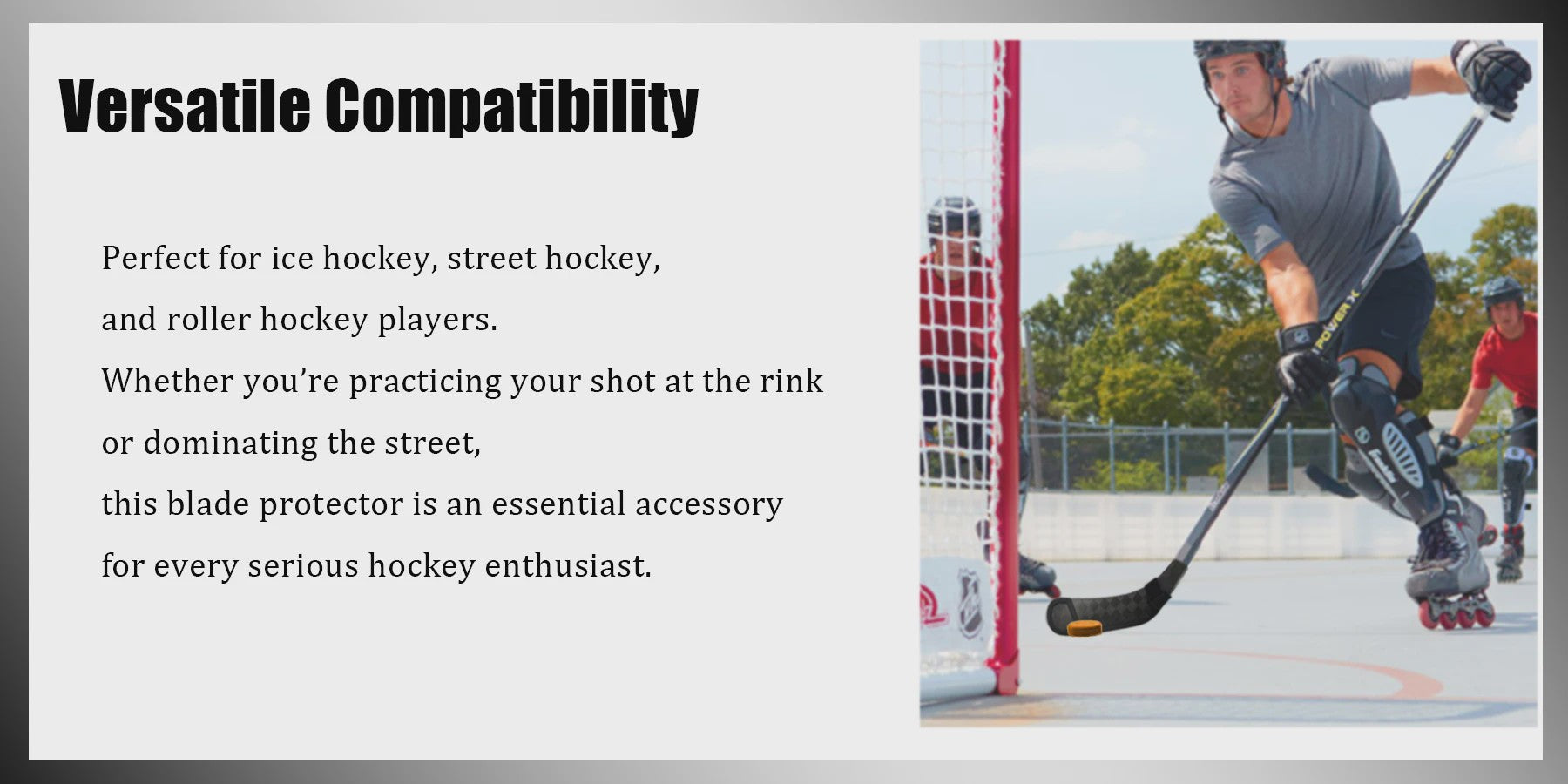 IJshockey Stick Blade Protector P28/P92 - Duurzaam PE Materiaal met Klittenband