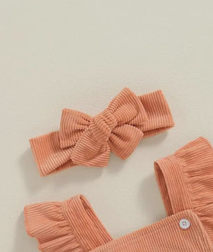Schattige Halloween Baby Romper met Pompoenprint & Mutsje - 1-12 Maanden