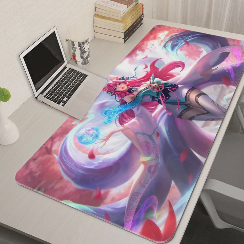 Luxe PU Leer XL Gaming Muismat - Anti-slip Bureau Mat met League of Legends Designs
