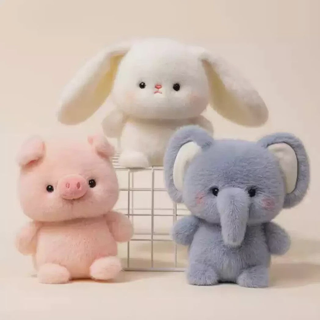 Schattige Pluche Dieren Knuffelpop - Zachte Kawaii Knuffel voor Kinderen