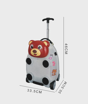 Leuke Kinder Koffer - Zitten, Trekken & Reizen met Dieren Design