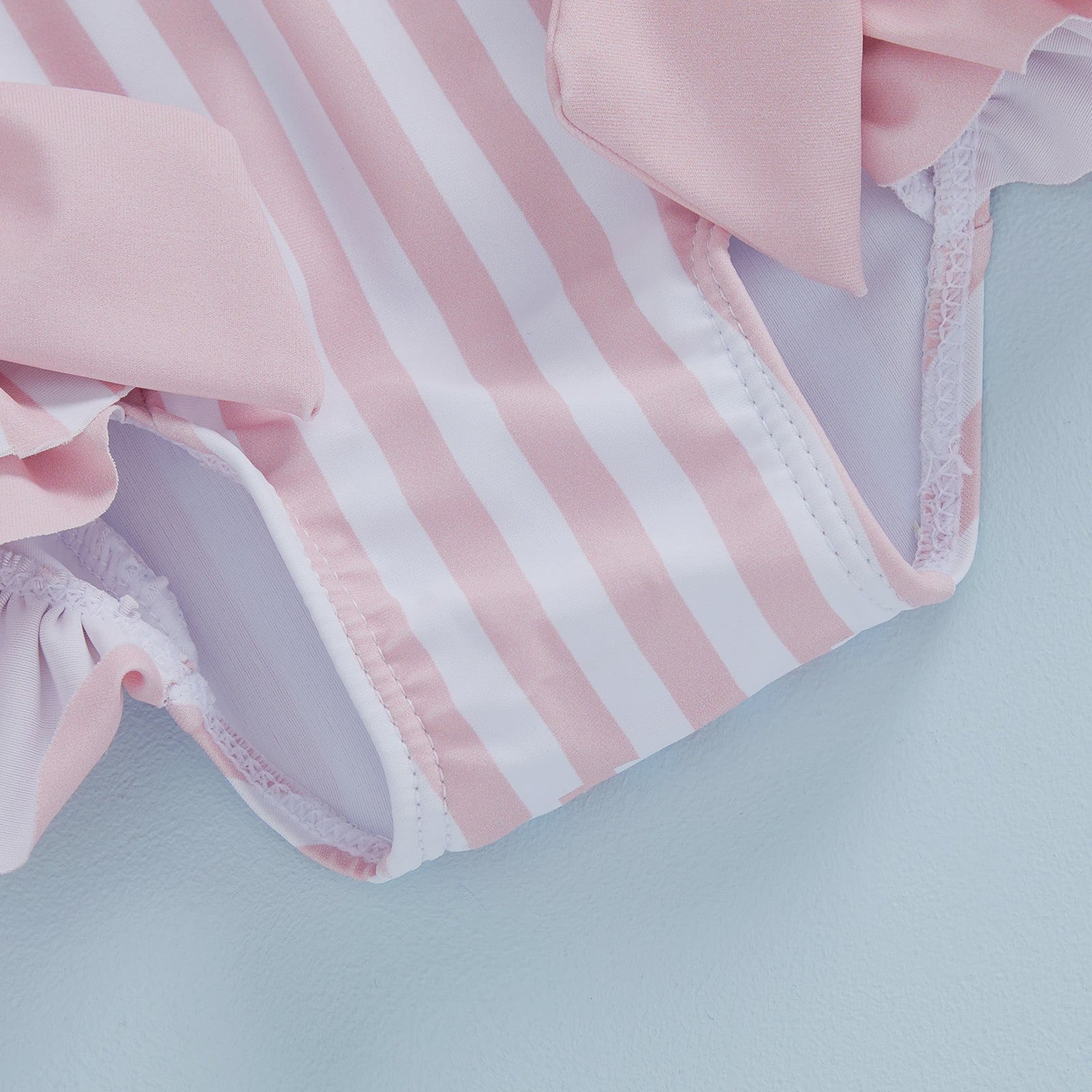 Babymeisjes Bikini met Strikken en Hoedje - Schattige Zomer Zwemkleding