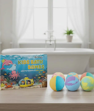 6x Kleurrijke Bruisballen Set - Bruisende Badballen voor Kinderen