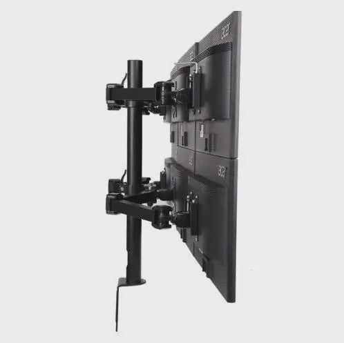Verstelbare Monitor Arm Stand voor 6 Schermen (10"-24") - Ergonomisch Bureau Mount