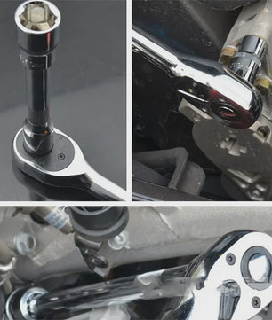 Professionele Ratel Sleutel Set - 1/4", 3/8", 1/2" - Compleet Gereedschap voor Auto Reparatie