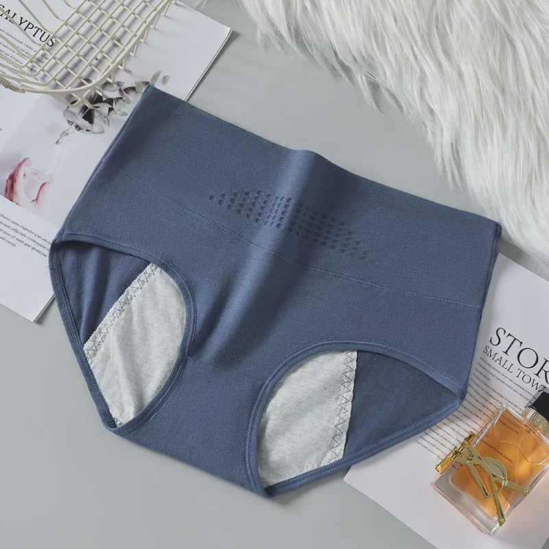 Hoge Taille Menstruatie Broekjes voor Dames - Lekvrij & Katoen - Plus Size L-4XL