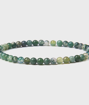 Natuursteen Armband met Kwarts, Kattenoog, Jades & Aquamarijn Kralen - Stretch Bangle voor Dames & Heren