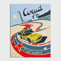 Retro F1 Formule 1 Raceauto Posters - Neon City Canvas Muurkunst