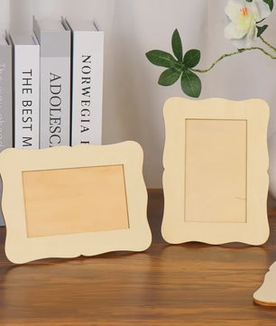 Onbewerkte Houten Fotolijst - DIY Schilderen & Decoreren - Desktop Display