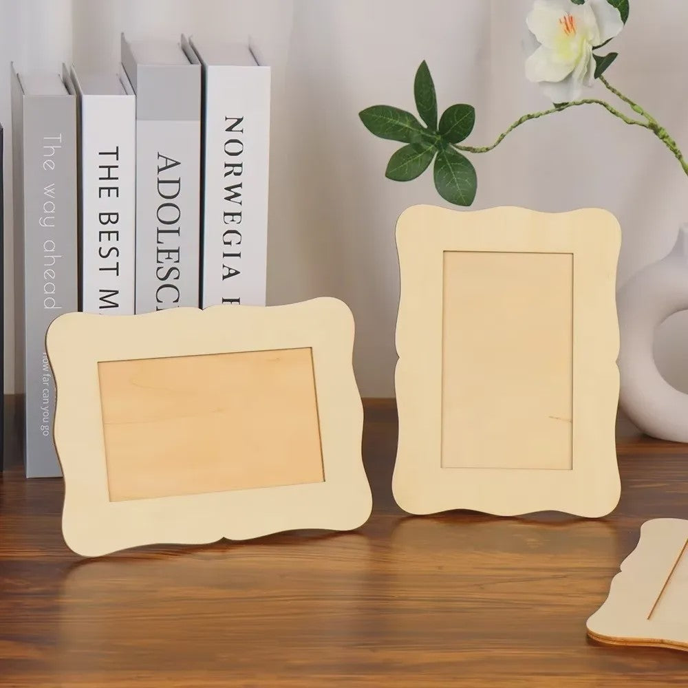 Onbewerkte Houten Fotolijst - DIY Schilderen & Decoreren - Desktop Display
