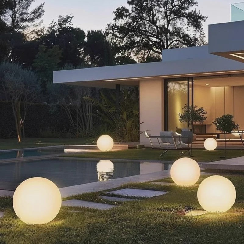 Sfeervolle Bolvormige Tuinlamp - Solar LED Buitenverlichting voor Tuindecoratie