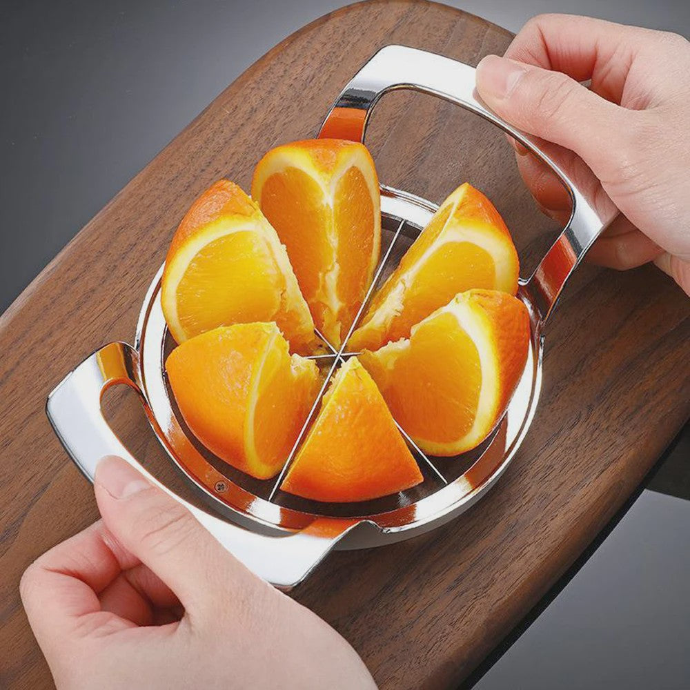 Praktische Appel-, Peer- en Oranjesnijder van Zinklegering - Keukenaccessoire