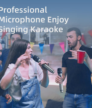 Zealot S97 Karaoke Speaker met 2 Draadloze Microfoons - Draagbaar Bluetooth Geluidssysteem