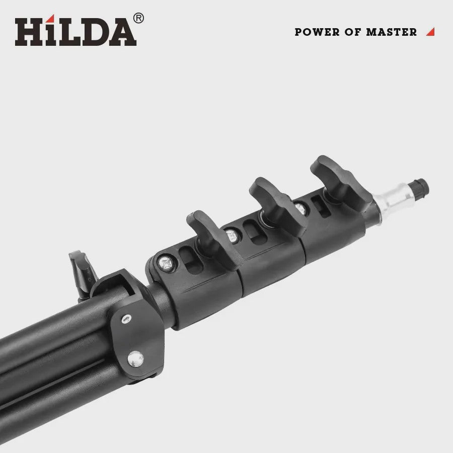 HILDA 3 Meter Laser Waterpas Statief - Verstelbaar Hoogte Metaal Fotografie Statief met 1/4 Inch Schroef