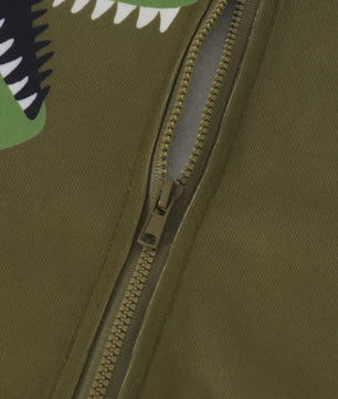 Schattige Dinosaurus Set voor Baby Jongens - Lente/Herfst Jas met Broek