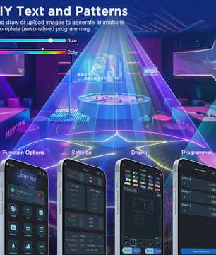 100W 3D Laser Show Projector - RGB DJ Disco Party Licht met DMX & App Controle