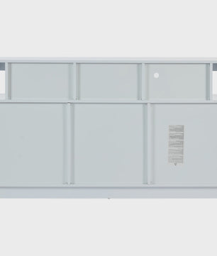 Moderne Dressoir 140cm Hoogglans Wit met LED Verlichting en 16 Kleuren