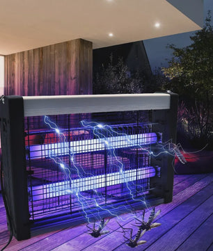 UV Muggenlamp - Oplaadbare Elektrische Insectendoder, Stiller dan 30dB, Binnen & Buiten