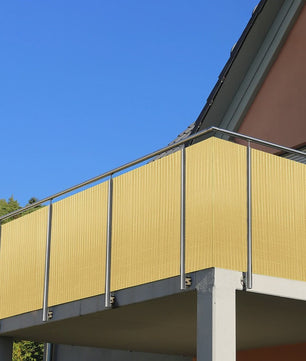 PVC Balkon- en Tuinscherm 80-200cm Hoog, 300-500cm Lang - UV-beschermend & Ondoorzichtig