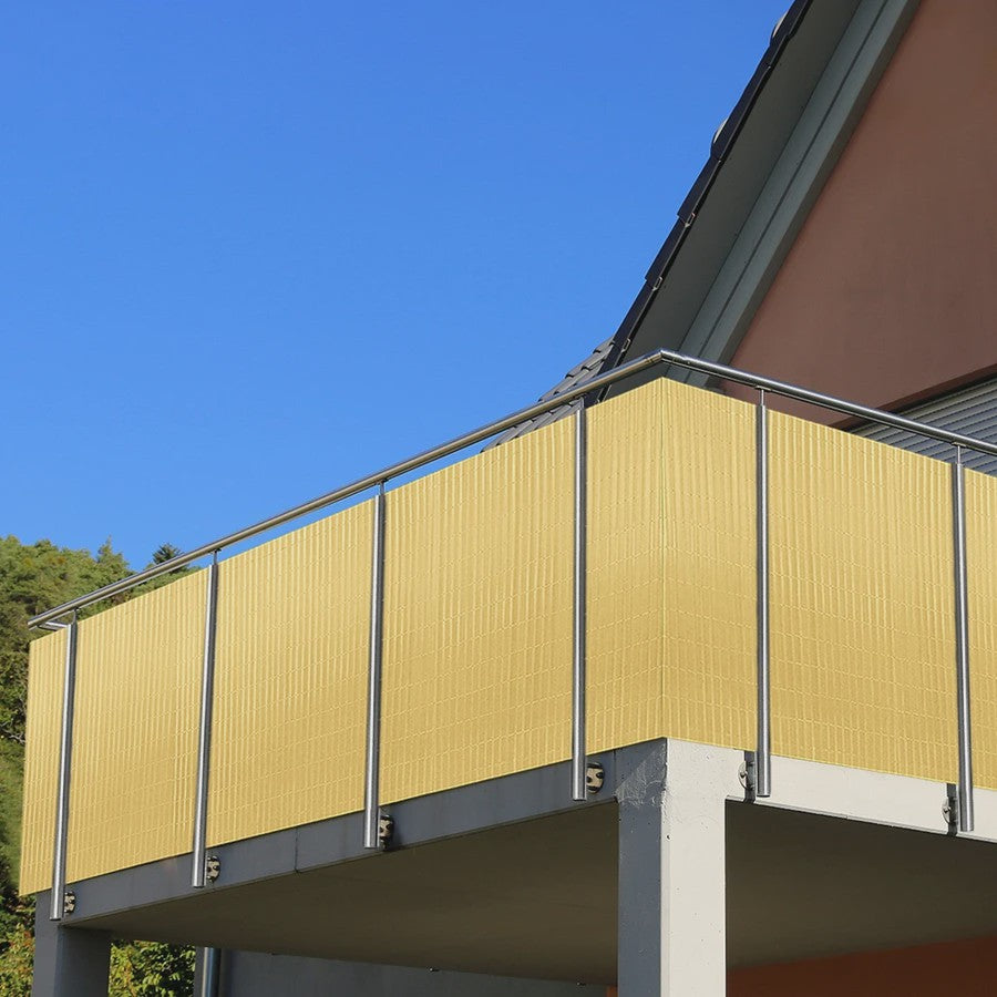 PVC Balkon- en Tuinscherm 80-200cm Hoog, 300-500cm Lang - UV-beschermend & Ondoorzichtig