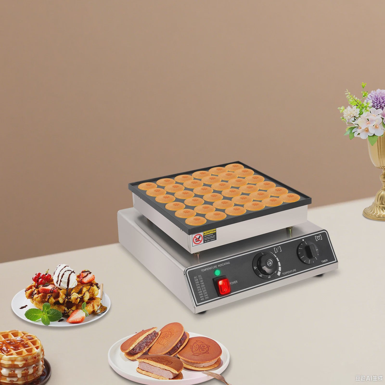 950W Professionele Elektrische Muffin Maker - Bakmachine voor Muffins