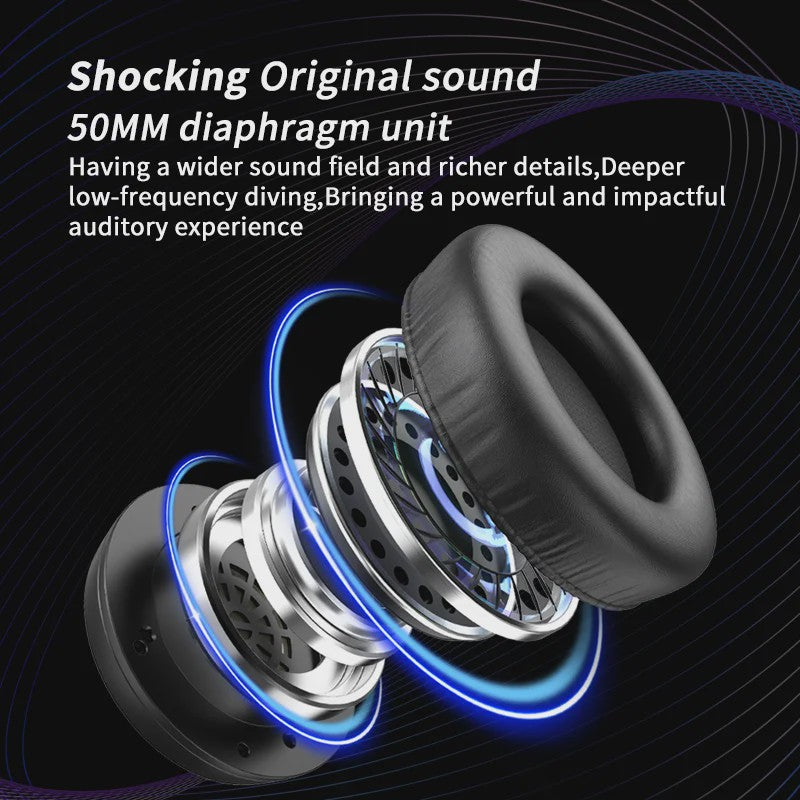 LDON L523 Professionele Bedrade Gaming Headset met Microfoon en LED Verlichting