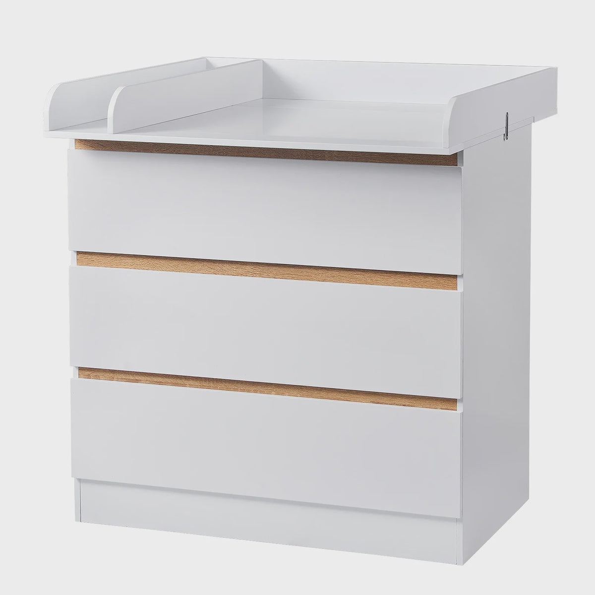 Moderne Commode met 3 Lades - Babykamer Meubel, Nachtkastje & Opbergkast