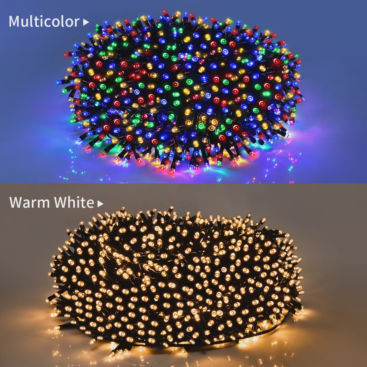 Waterdichte LED Slinger Verlichting - Warm Wit, RGB & Nieuwjaar Decoratie