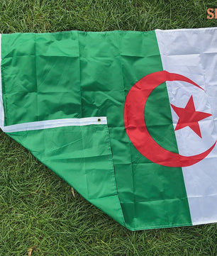Algerijnse Vlag 90x150cm Polyester - Hoge Kwaliteit