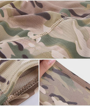 Camouflage Balaclava Volledig Gezicht Masker - Ademend, UV-beschermend voor Outdoor Sporten