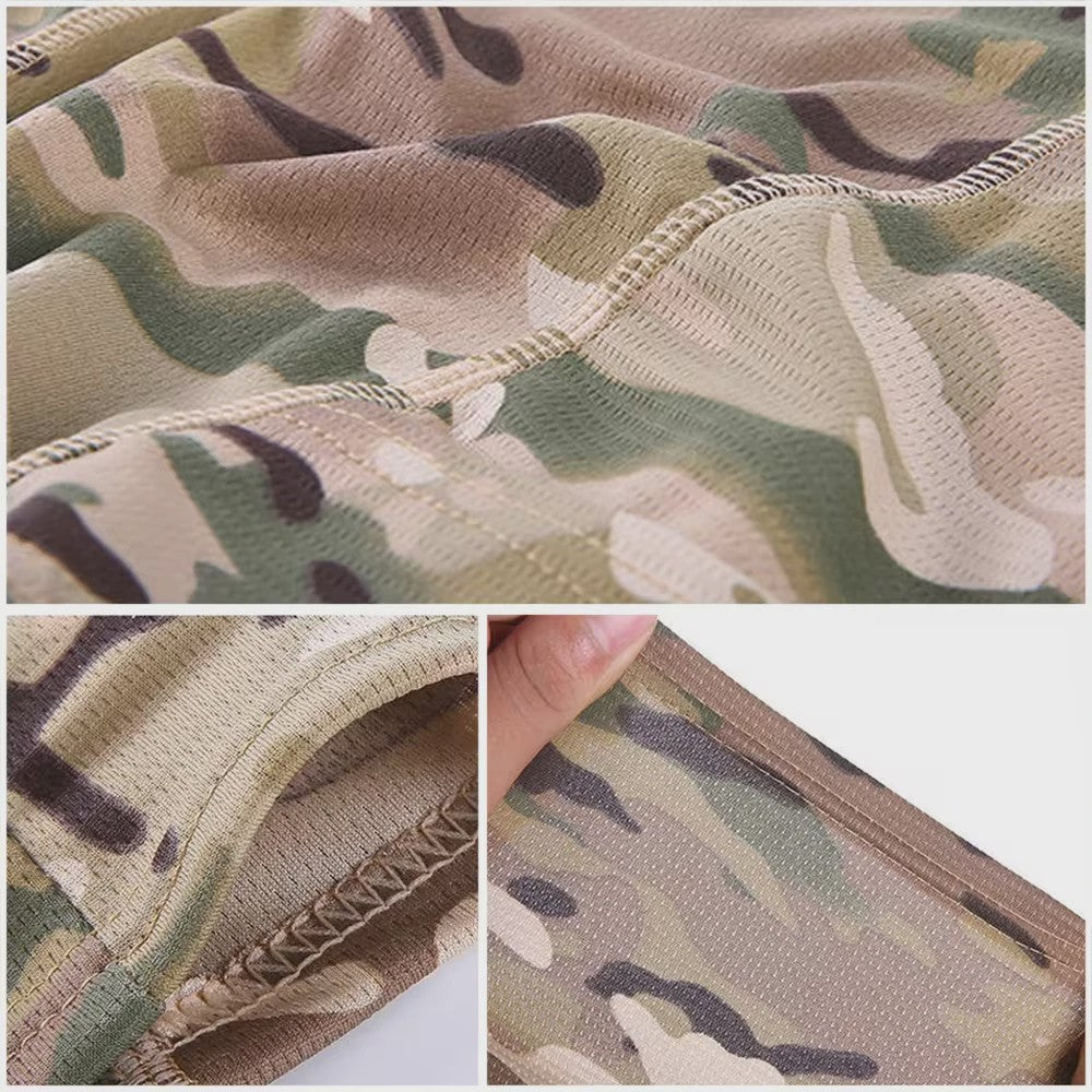 Camouflage Balaclava Volledig Gezicht Masker - Ademend, UV-beschermend voor Outdoor Sporten
