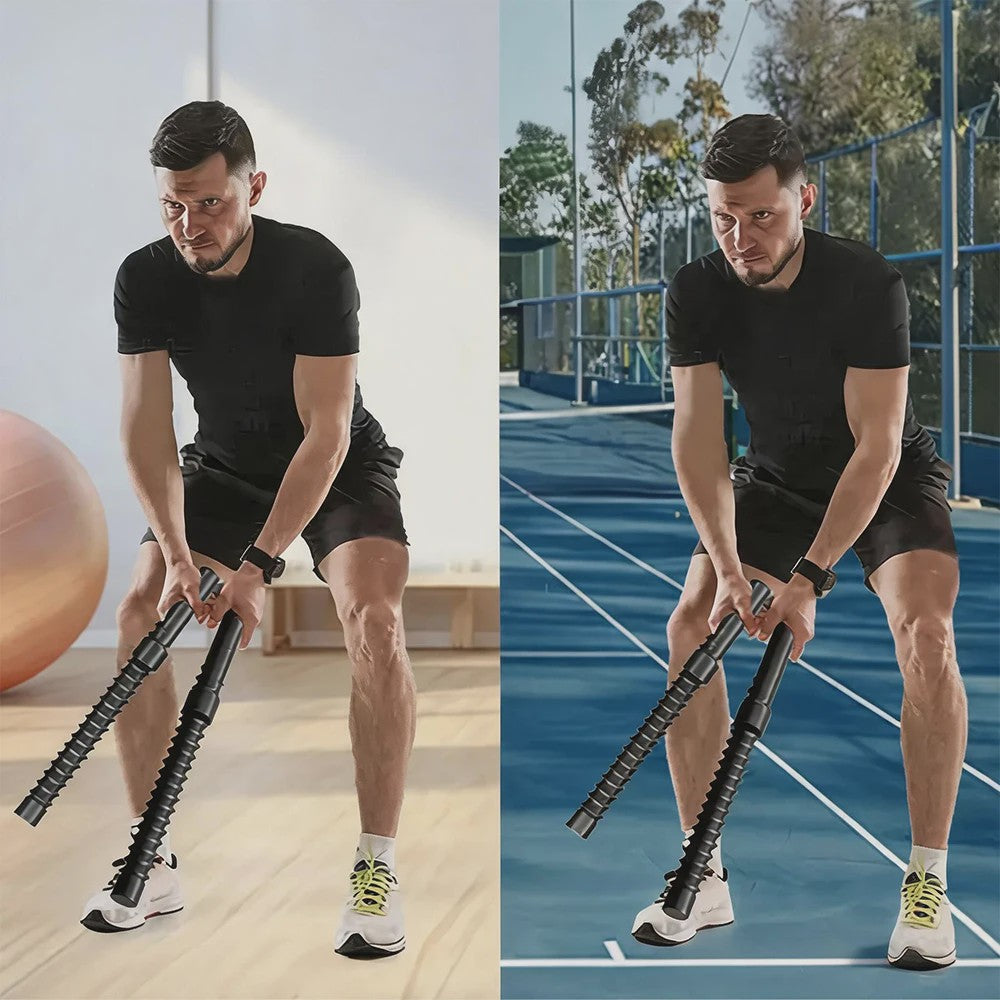 2x Fitness Staven 52cm - Ergonomisch & Anti-slip voor Core Krachttraining