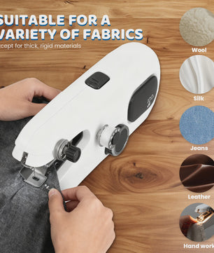 Handheld Sewing Machine, Electric Mini Sewing Machine With Three Speeds Portable, With LED Display, Suitable For DIY, Garments, Curtains, Hand Sewing Machines For Beginners