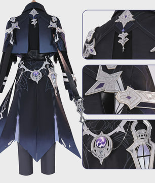 Genshin Impact Chudomirovich Cosplay Kostuum & Pruik - Anime Kleding