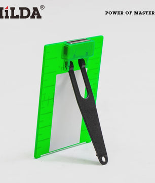 HILDA Laser Richtplaat Groen/Rood - Verticale/Horizontale Lijn Laser Target Bord