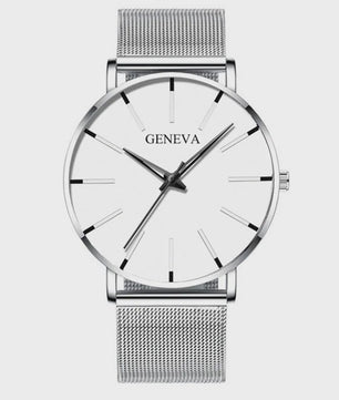 Luxe Herenhorloge met Slim Mesh Band - Stijlvol en Waterdicht