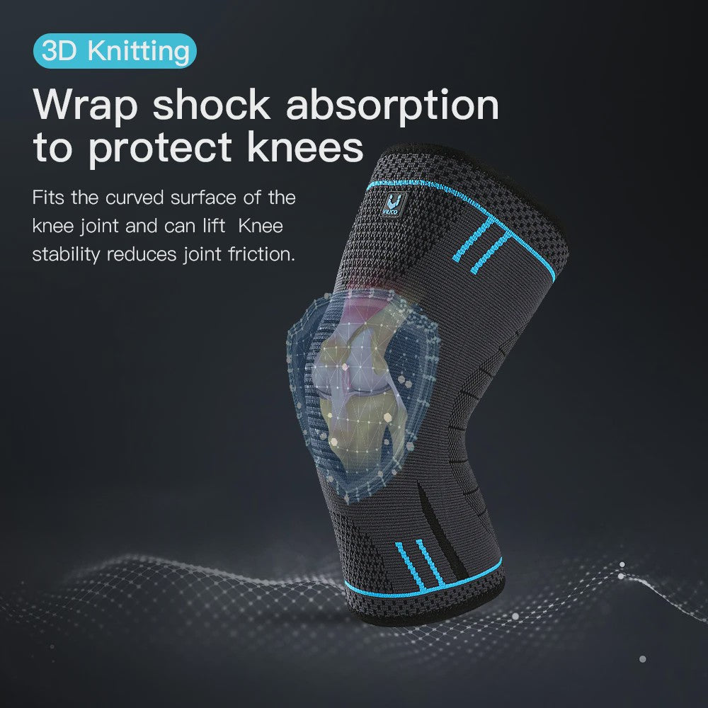 Comfortabele Kniebrace met Compressie en Ademend Materiaal voor Sport & Fitness