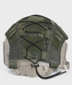 Tactische Helm Cover met Elastisch Koord voor Fast Helm - Airsoft & Paintball Camouflage