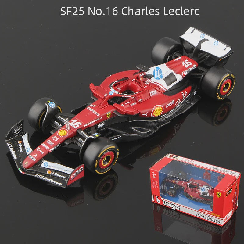 Bburago 1:43 Formule 1 Raceauto Model - Red Bull, Mercedes, Ferrari, McLaren
