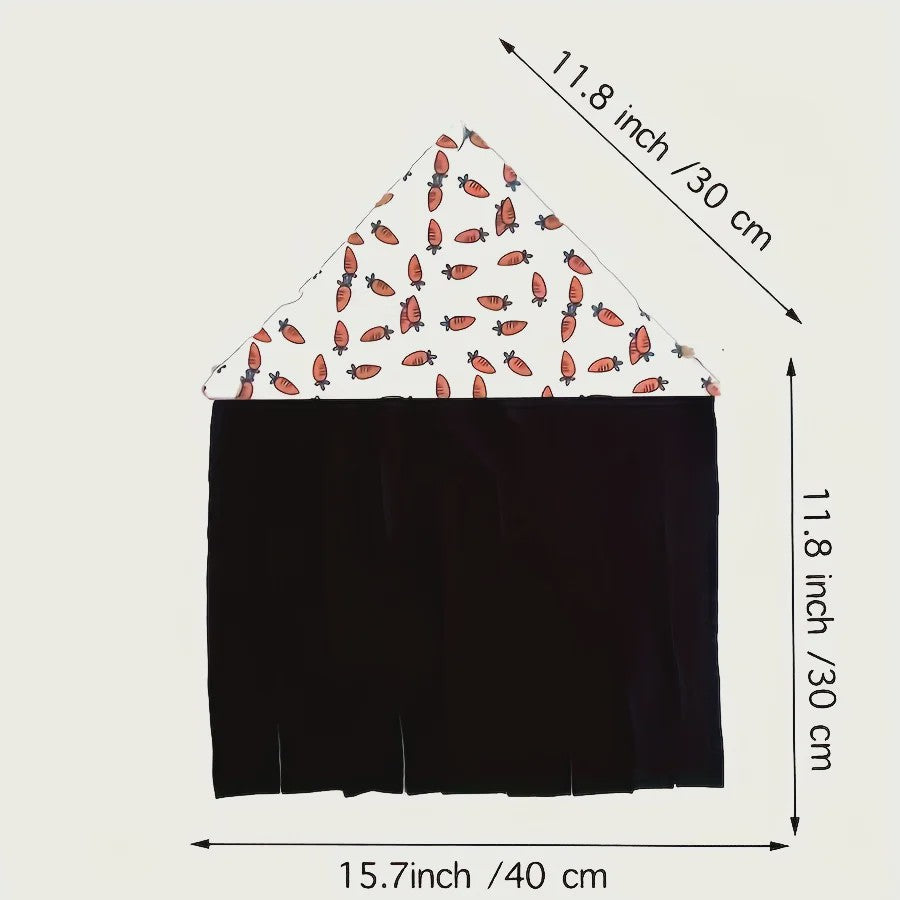 Wasbare Kleine Huisdiertent - Comfortabele Hangmat met Wortelpatroon voor Hamsters, Konijnen, Cavia's en Meer