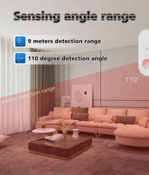 Tuya WiFi PIR Bewegingsmelder - Slimme Home Beveiliging met Smart Life App